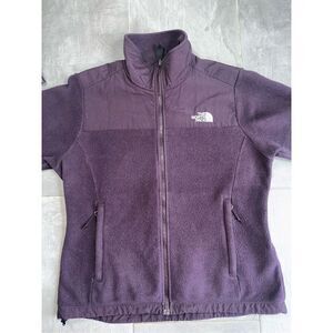 North Face Women’s Purple Denali Polartec Fleece Jacket Zip Up Coat Sz small